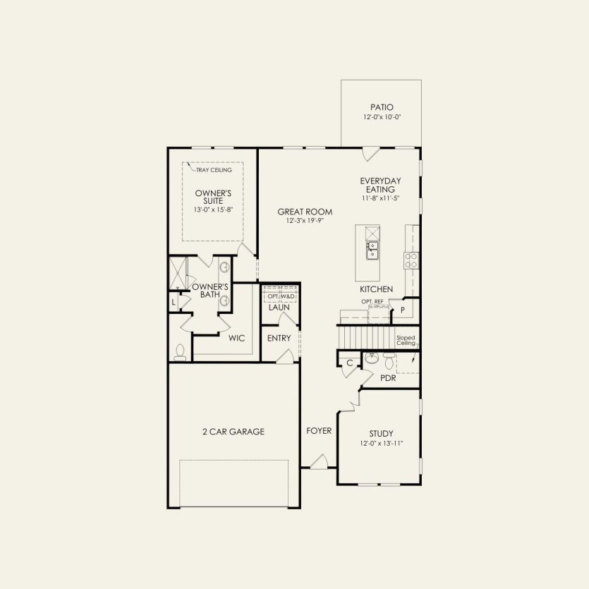 First Floor 4 br / 2 ba