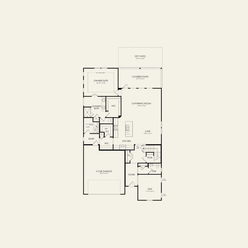 First Floor 4 br / 2 ba