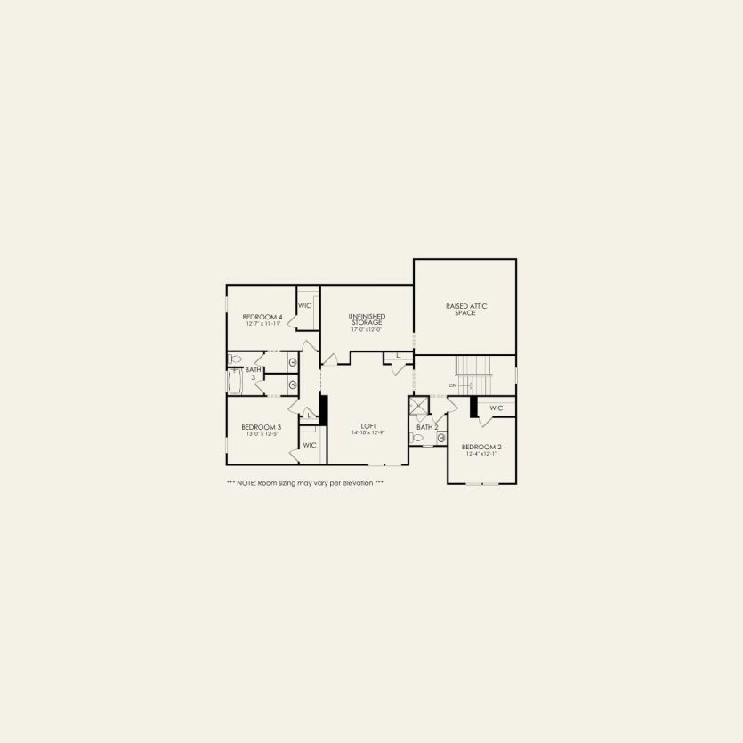 Second Floor 4 br / 3.5 ba
