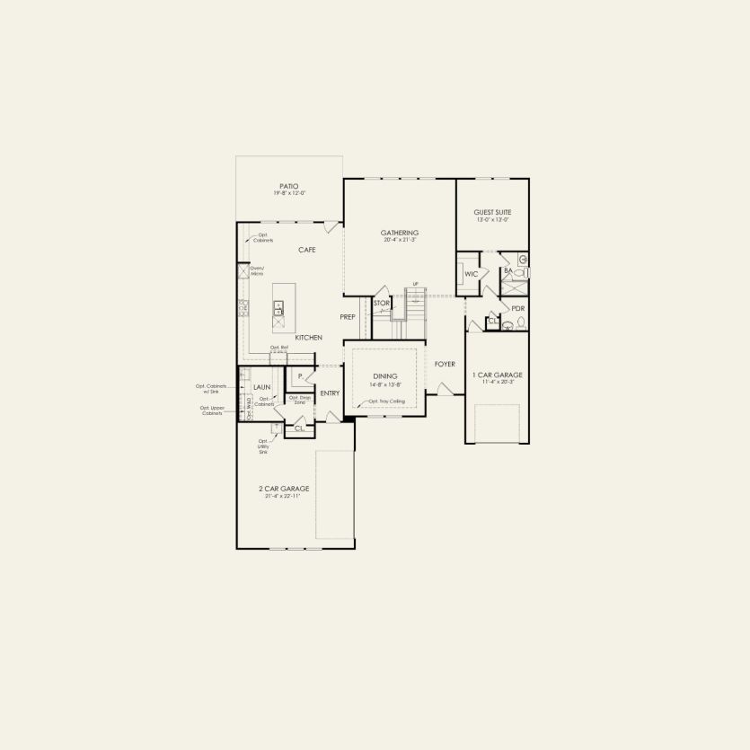 First Floor 5 br / 4 ba