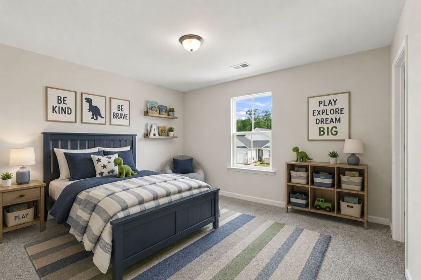 Bedroom (Virtually Staged)