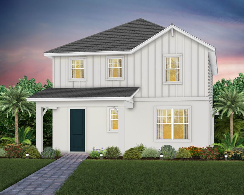 Exterior FH101 in Farmhouse Spare White Dark Night