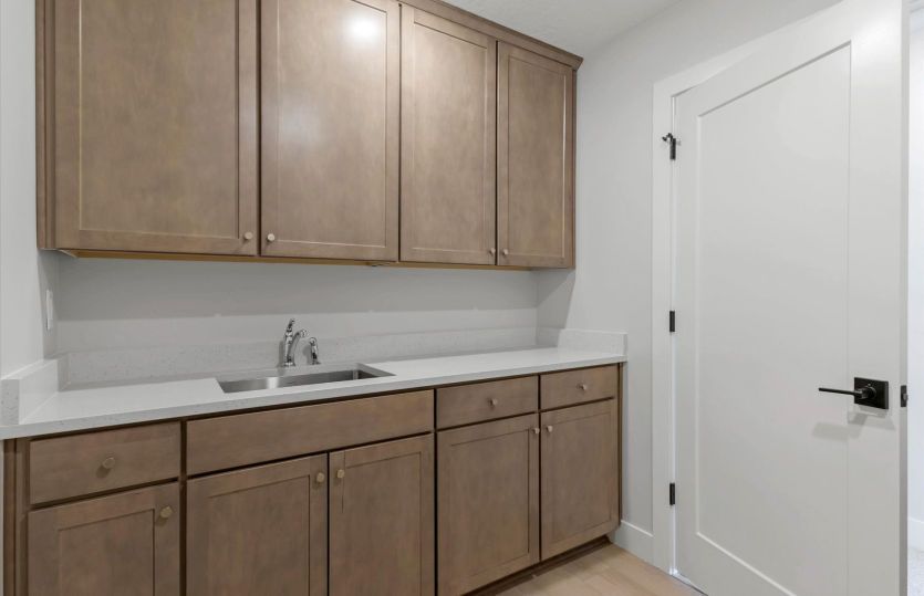 Laundry with Ample Storage Space
