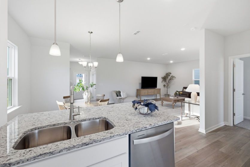 Harris #194 - Kitchen overlooking Everyday Eating & Great Room