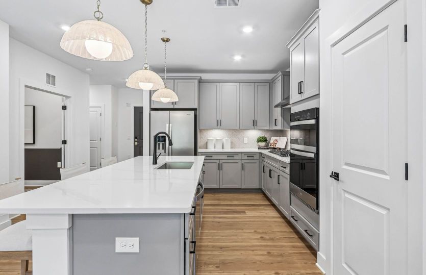 Gourmet Kitchen Features Expansive Island - Model Representation