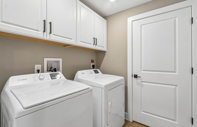 Laundry Room Provides Additional Storage - Model Representation