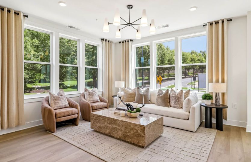 Sunlit Gathering Room - Model Representation