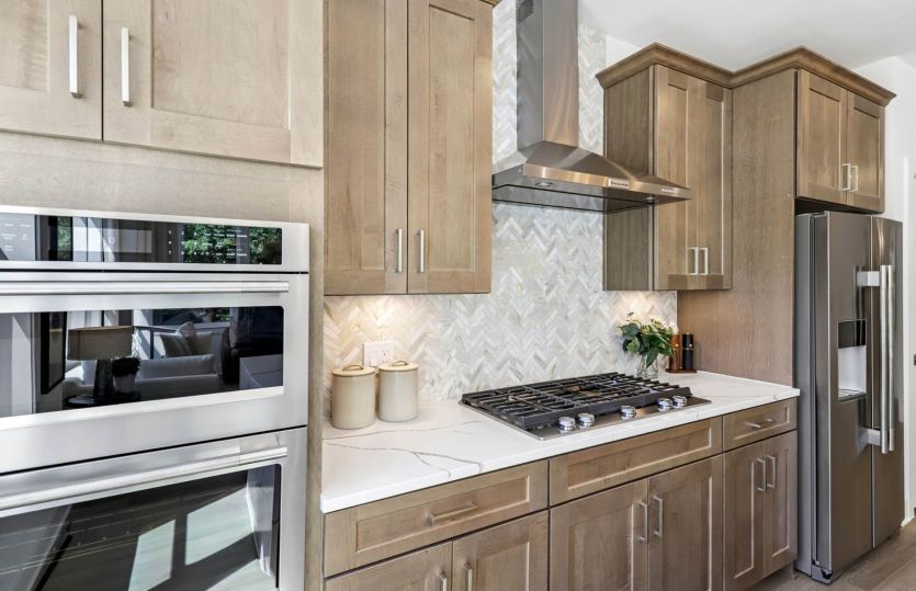 Gourmet Kitchen with Stainless Steel Appliances