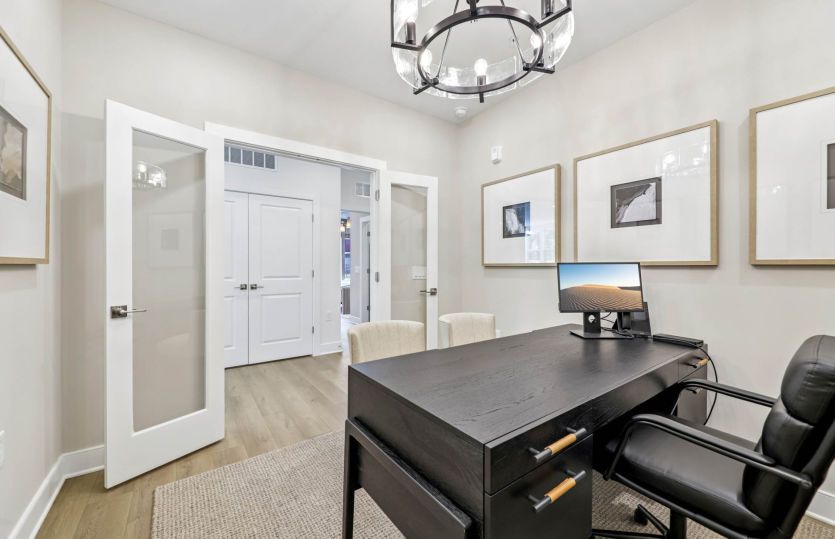 Modern den space perfect for home office