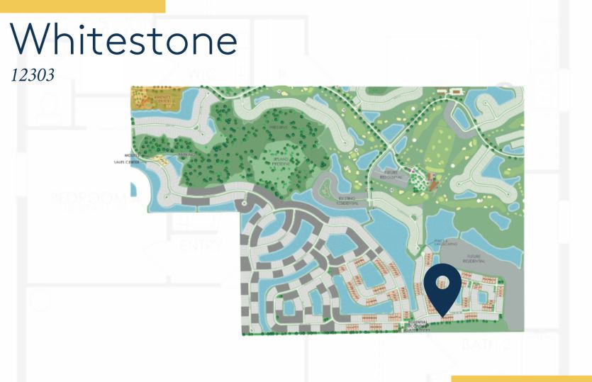 Location of this home within Hampton Lakes