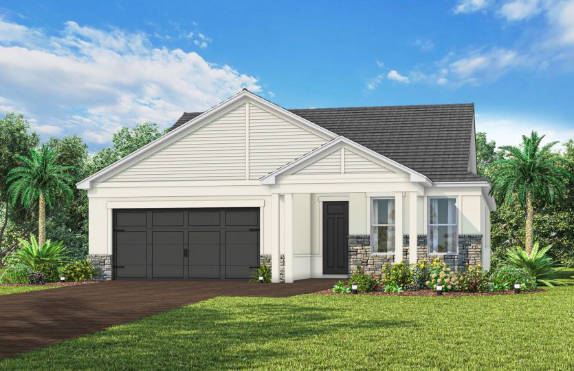 Exterior LH2 with optional stone