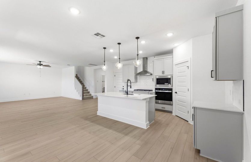 Kitchen Open to the Gathering Space