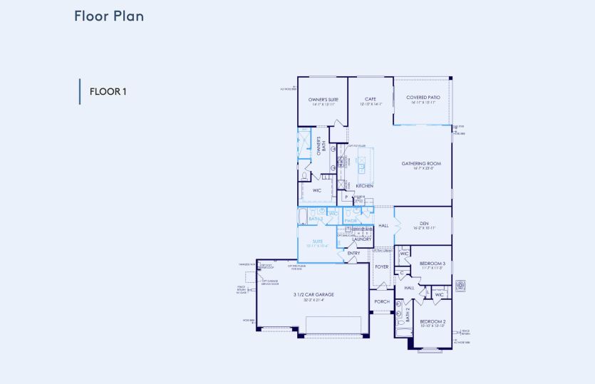Parklane II Floor Plan, Quick Move-In Home, Floor 1