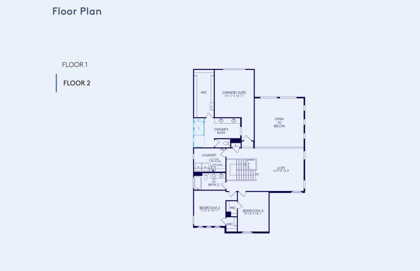 Casoria Floor Plan, Quick Move-In Home, Floor 2