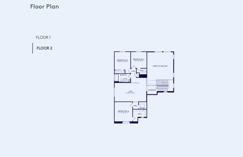 Prato Floor Plan, Quick Move-In Home, Floor 2