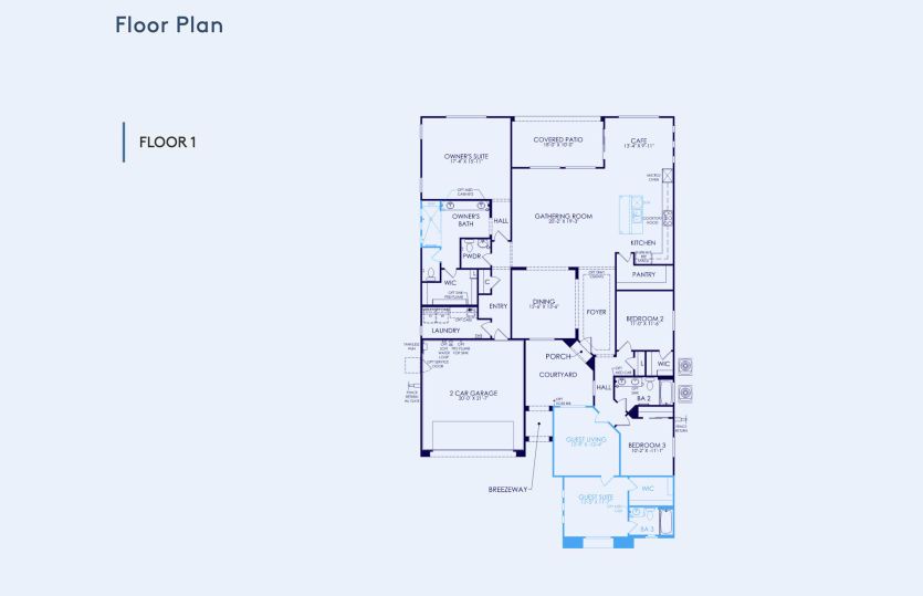 Ravenna Floor Plan, Quick Move-In Home, Floor 1