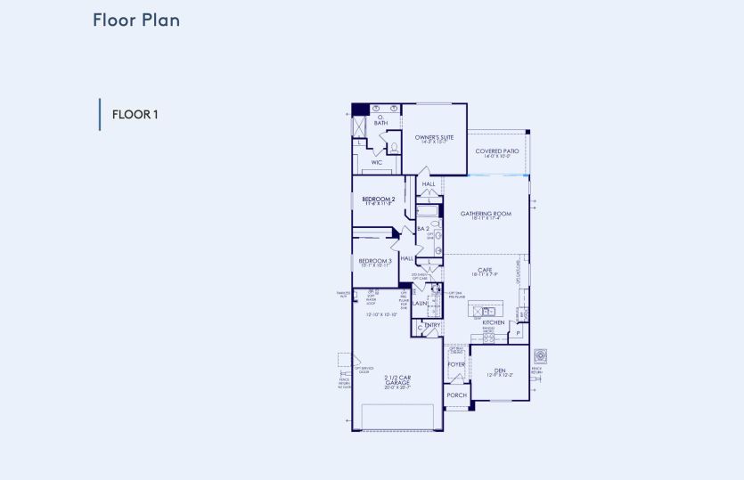 Barletta Floor Plan, Quick Move-In Home, Floor 1
