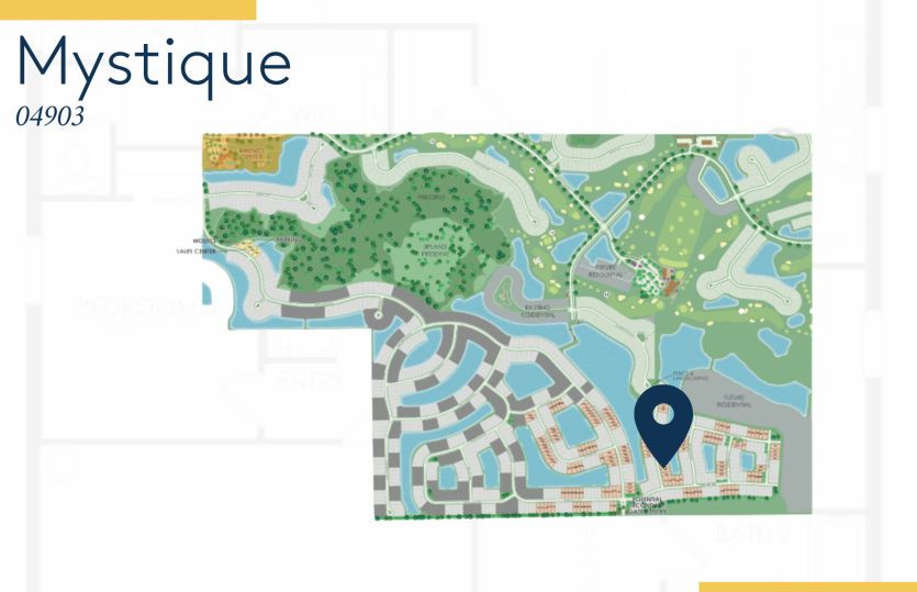 Location of this home within Hampton Lakes
