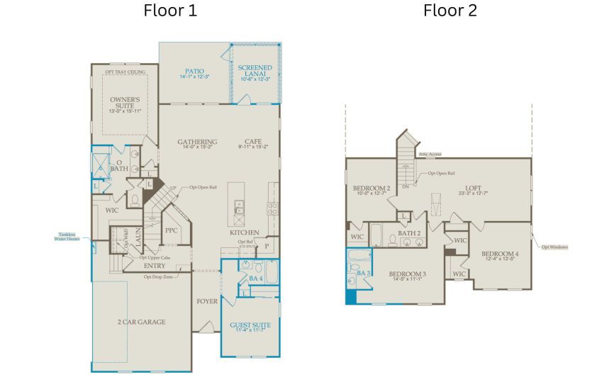Floor Plan Level 1 & Level 2