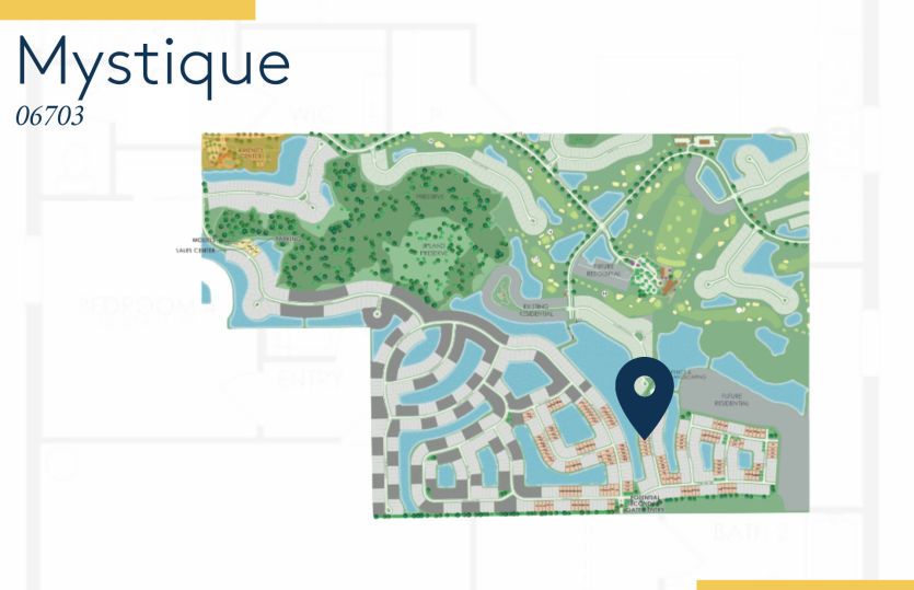 Location of this home within Hampton Lakes