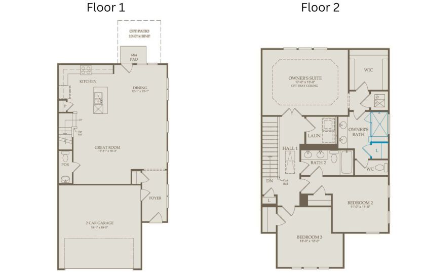 Floor Plan Level 1 & Level 2