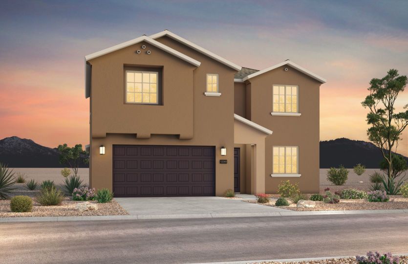 Stockdale home exterior A with a minimalistic design