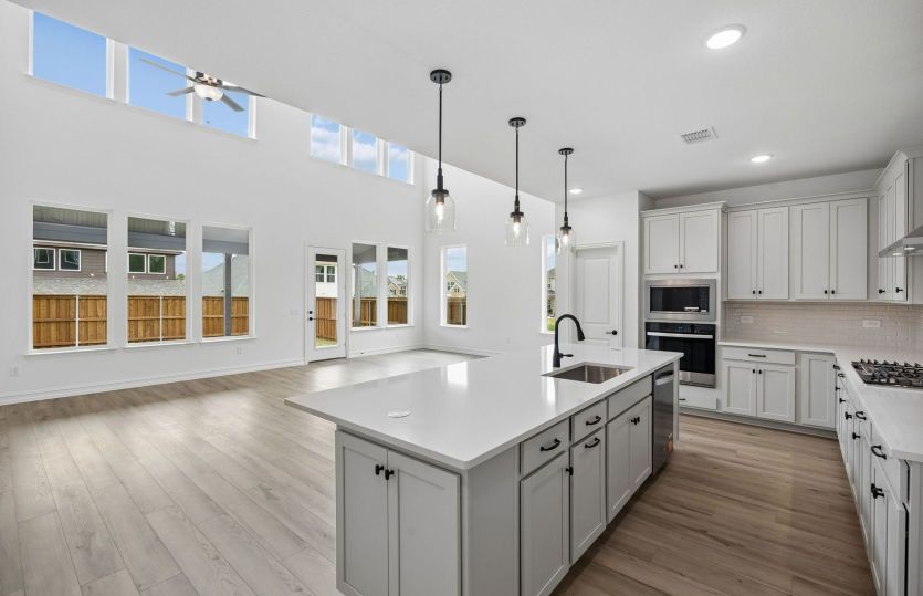 Open concept kitchen