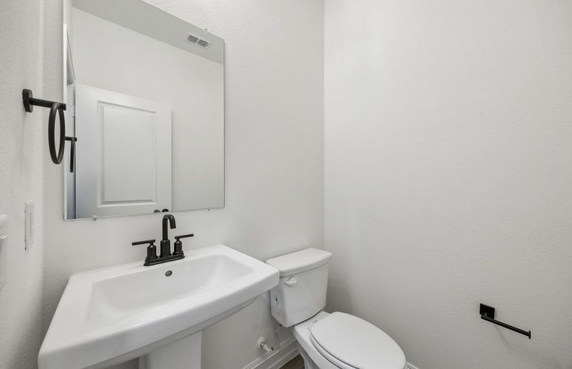 Powder bath on first level
