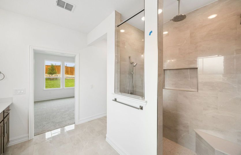 Beautiful shower in primary bath