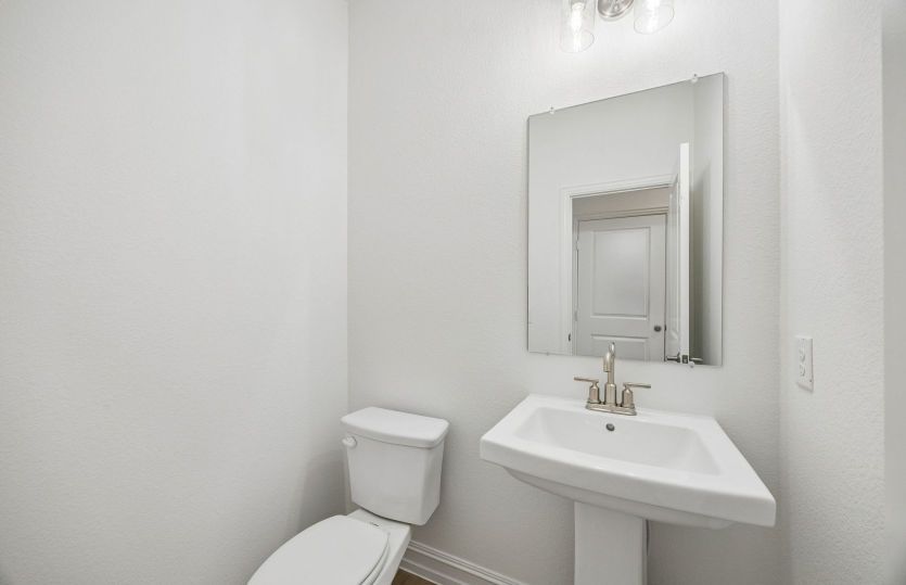 Powder bath on first level