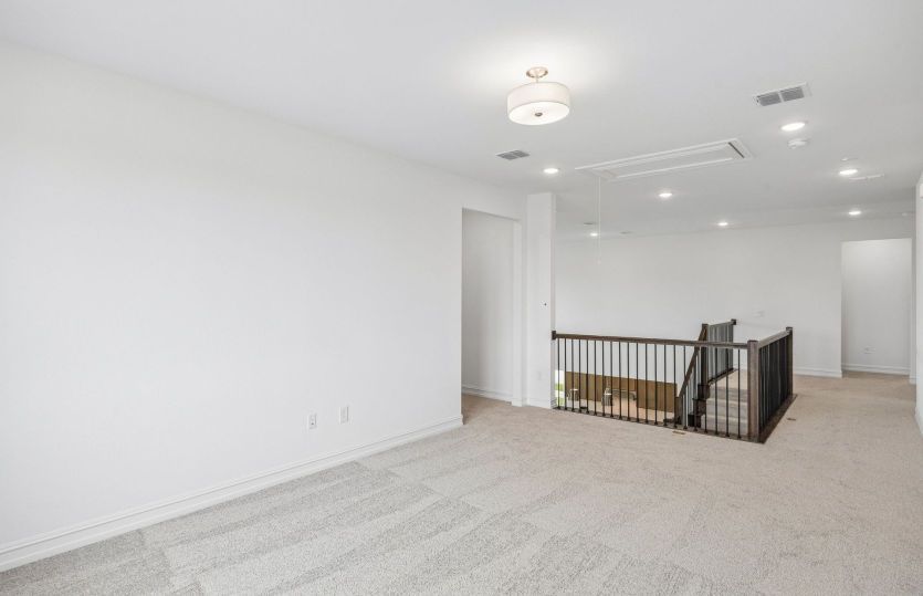 Spacious loft on second level entry