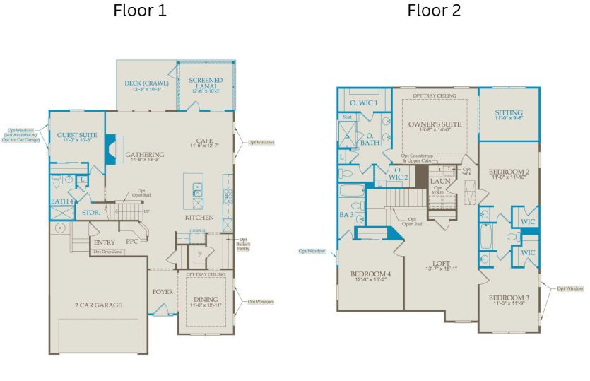 Floor Plan Level 1 & Level 2