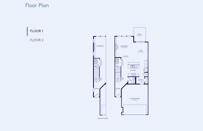 Ashton Floor Plan, Quick Move-In Home, Floor 1