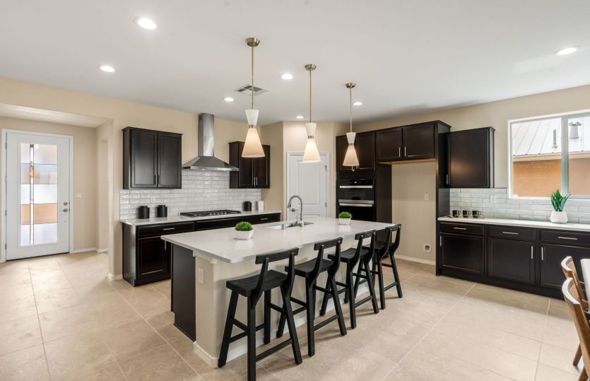 Gourmet kitchen layout fit for a chef