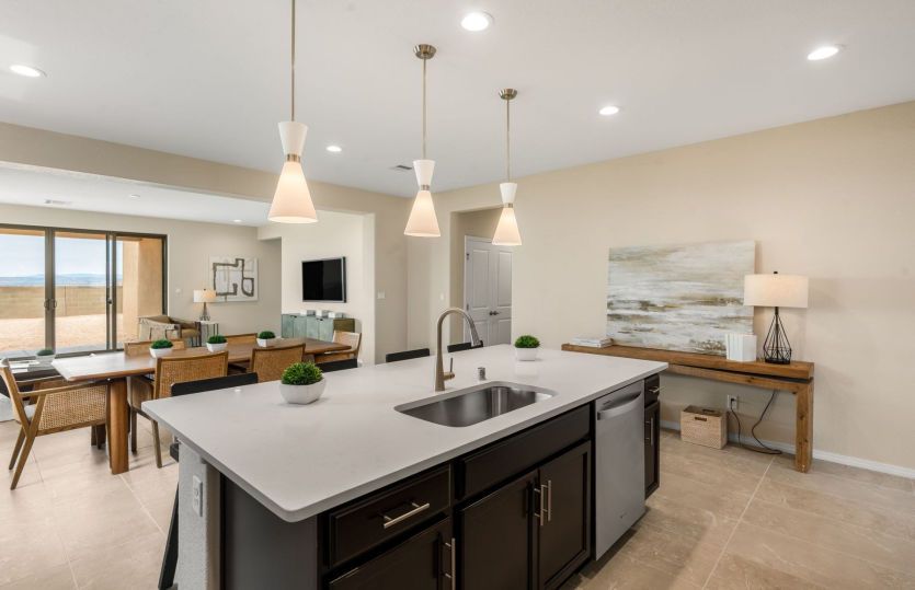 Oversized kitchen island perfect for entertaining and everyday living