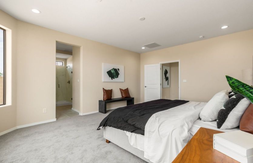 The owner's suite was designed with rest and relaxation in mind