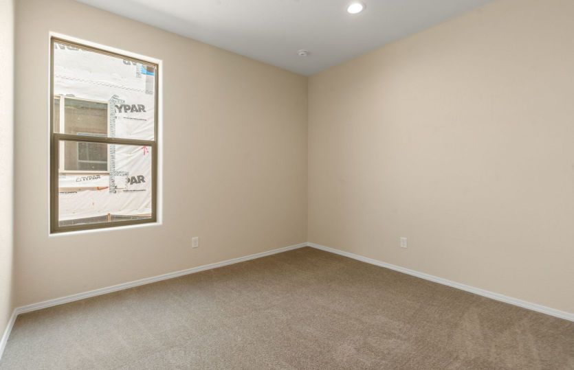 Fourth bedroom with generous closet space