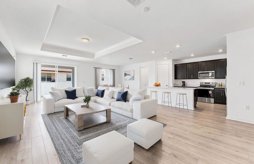Virtually Staged - Open Gathering Room