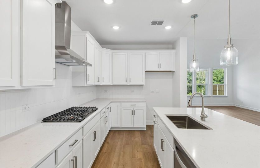 Kitchen with abundant cabinet space