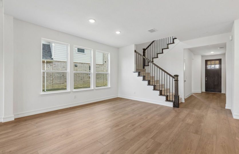 Open concept plan throughout