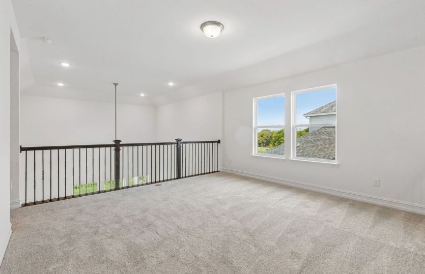 Loft on second level entry