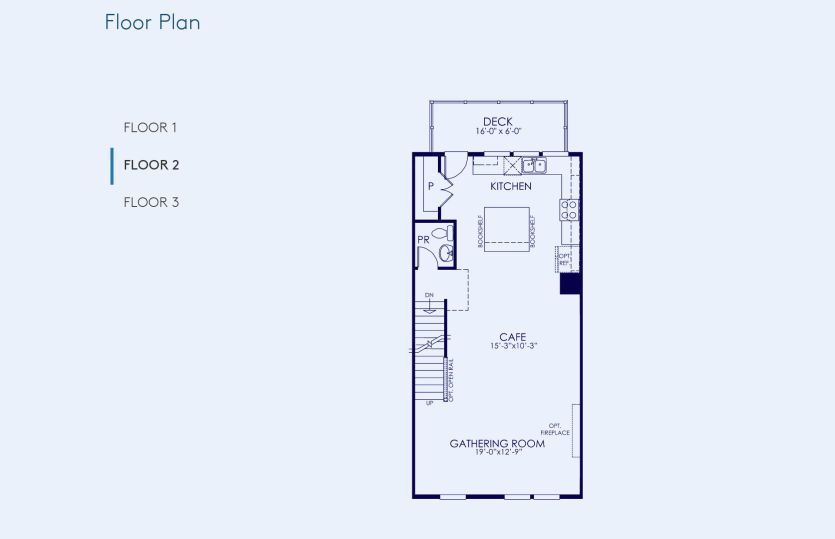 Frankton Floor Plan, Quick Move-In Home, Floor 2
