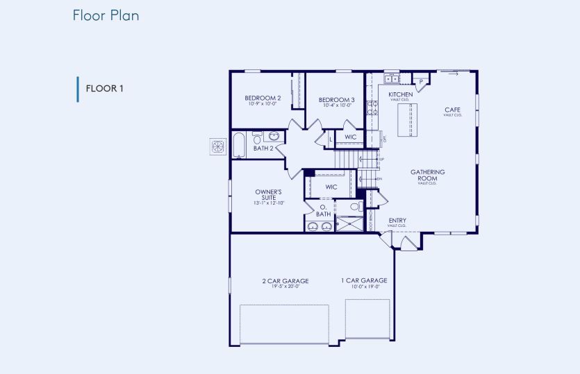 Northfield Floor Plan, Quick Move-In Home, Floor 1