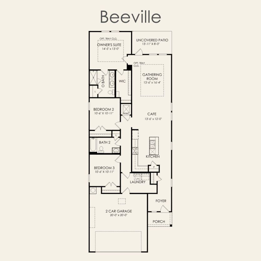 First Floor 3 br / 2 ba