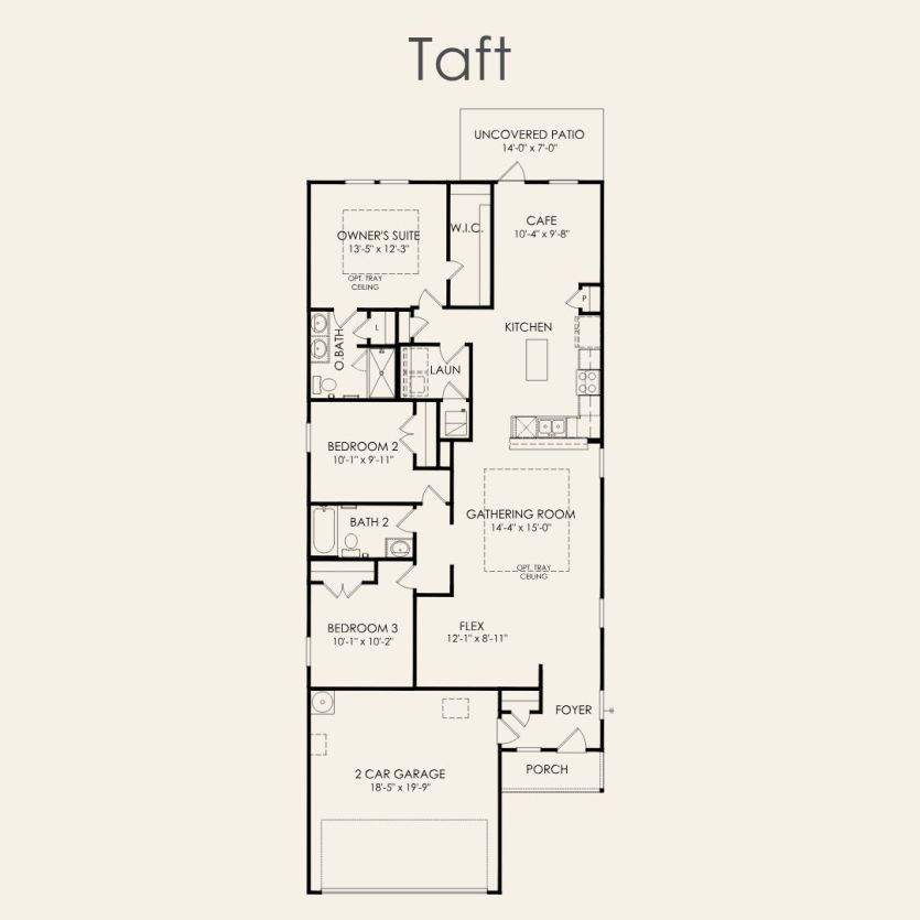 First Floor 3 br / 2 ba