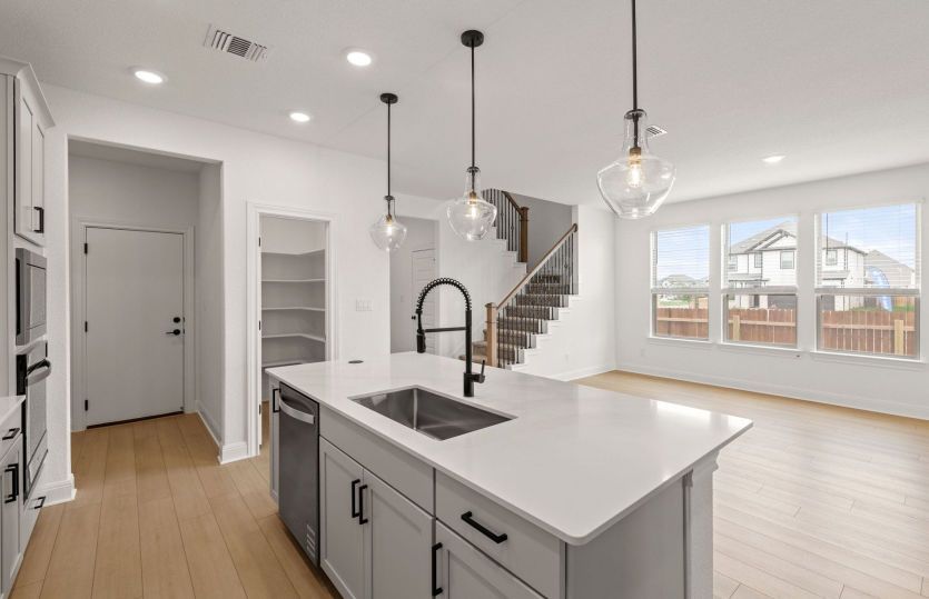 Representational Photo- Open Kitchen