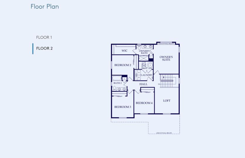 Sandalwood Floor Plan, Quick Move-In Home, Floor 2