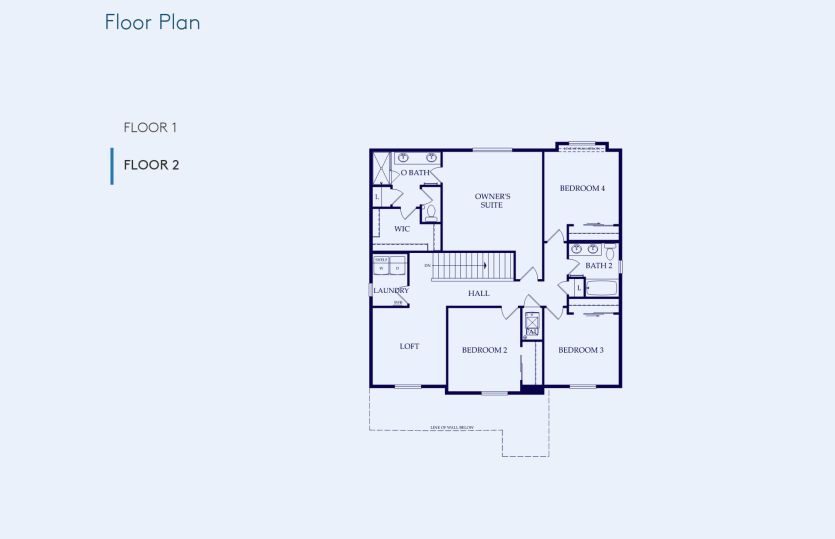 Pathmaker Floor Plan, Quick Move-In Home, Floor 2