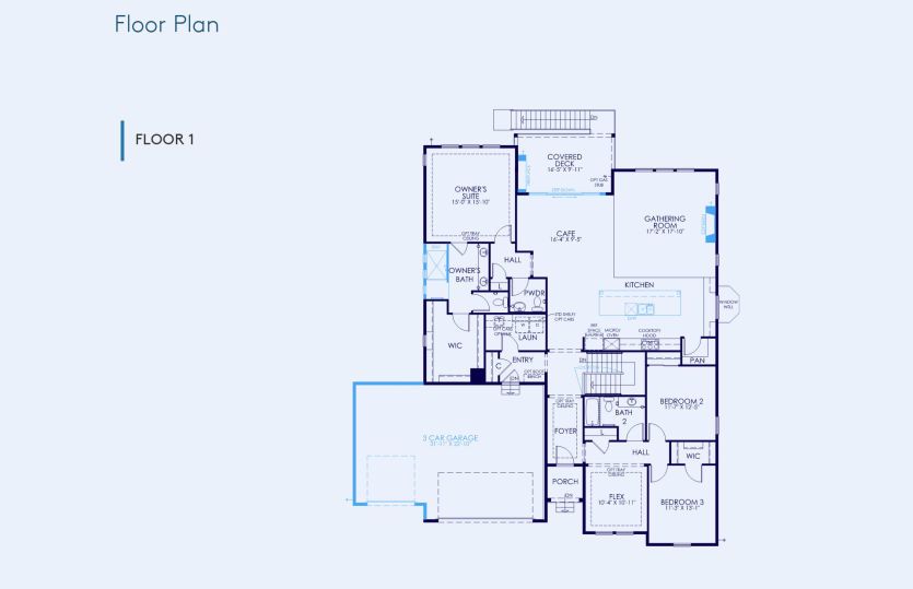 Ferrara Floor Plan, Quick Move-In Home, Floor 1