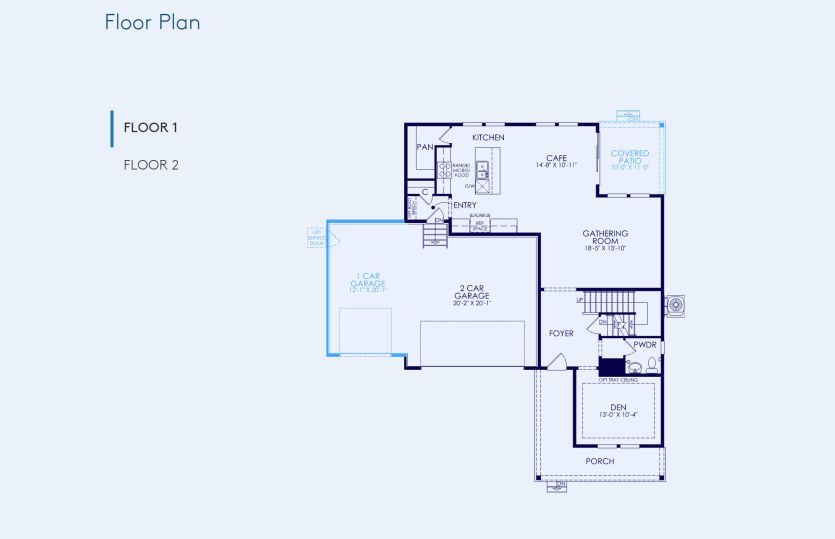Brinnon Floor Plan, Quick Move-In Home, Floor 1